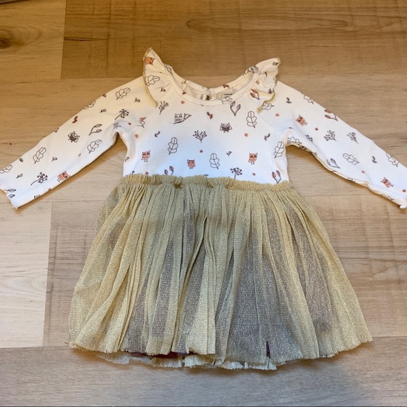 Peek Other - Long Sleeve Tulle Dress